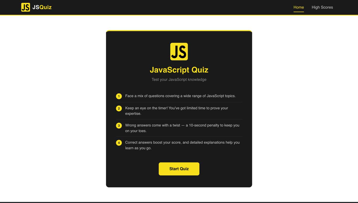 Interactive JavaScript Learning & Leaderboard Platform