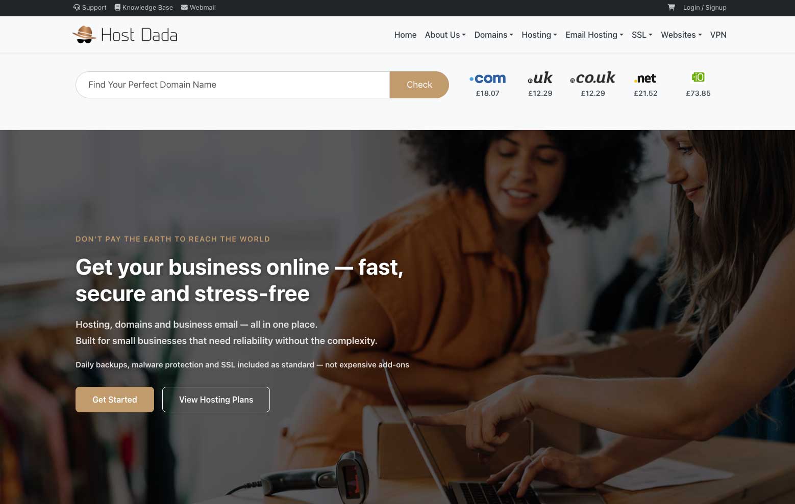 Host Dada: Enterprise-Grade UK Web Hosting & Domain Infrastructure