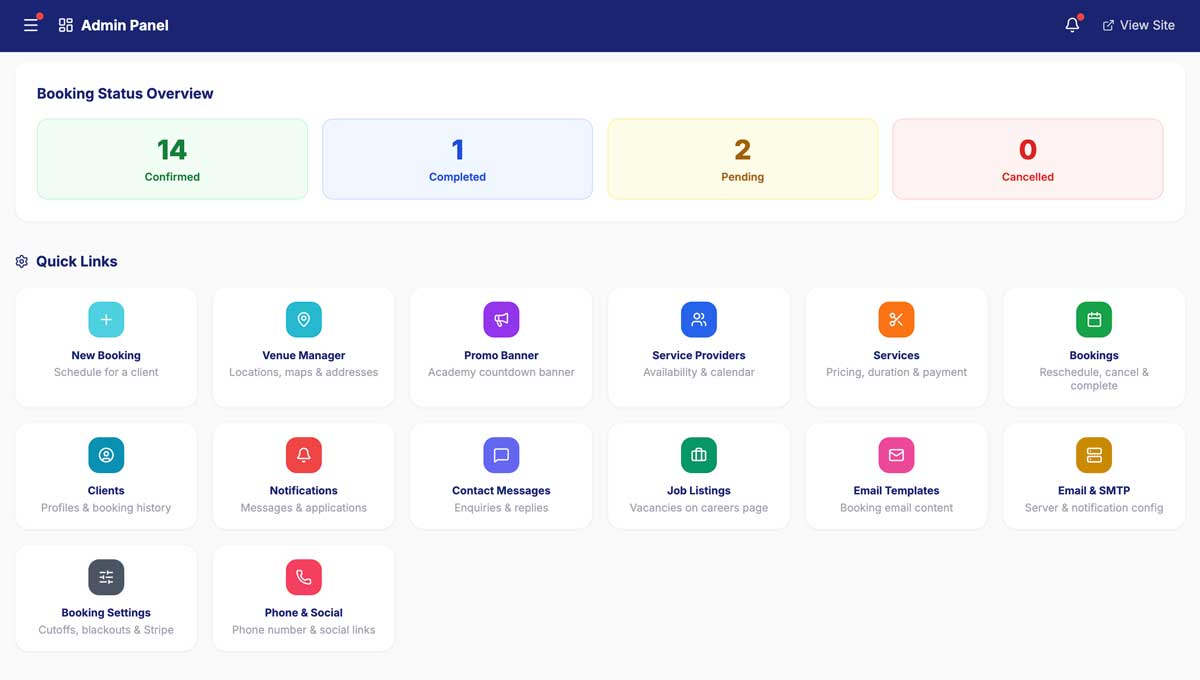 Multi-Venue Audiology Booking Platform screenshot 1
